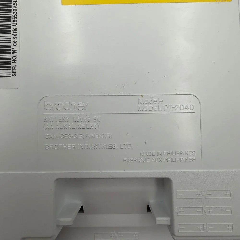 Brother P-Touch PT-2040 Label Maker Printer Tested Working Excellent Condition